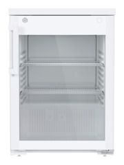 Obraz produktu, Perspektywa: Na wprost, zamknięte, puste, Chłodziarka do zabudowy pod blat z chłodzeniem powietrzem obiegowym, Kolor obudowy: Biała, Kolor drzwi: Biała