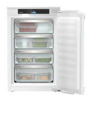 Product image, Perspective: straight open decorated, Freezer for integrated use with NoFrost
