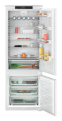 Produkt-Bild, Perspektive: gerade offen dekoriert, Integrierbare Kühl-Gefrierkombination mit EasyFresh und NoFrost