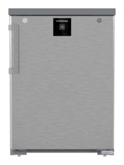 Obraz produktu, Perspektywa: Na wprost, zamknięte, Chłodziarka do zabudowy pod blat z chłodzeniem powietrzem obiegowym, Kolor obudowy: Stal szlachetna, Kolor drzwi: Stal szlachetna