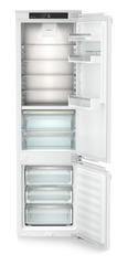 Product image, Perspective: straight open empty, Combined refrigerator-freezer with BioFresh and NoFrost for integrated use
