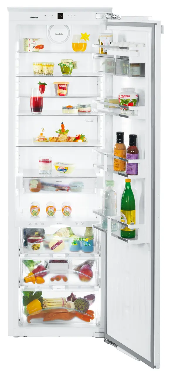 Product image, Perspective: straight open decorated, Refrigerator with BioFresh for integrated use
