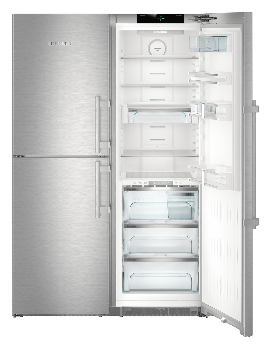 【超美品】冷蔵庫 SBSes 8484 PremiumPlus BioFresh NoFrost サイドバイサイド