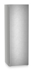 Product image, Perspective: oblique closed, Freestanding fridge with EasyFresh, Casing colour: silver, Door colour: stainless steel