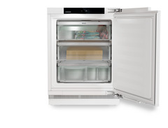Product image, Perspective: straight open decorated, Freezer suitable for undercounter installation with NoFrost