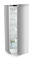 Изображение на продукта, Перспектива: Странично, полуотворен, празен, Свободно стоящ хладилник с EasyFresh, Цвят на корпуса: фино сребро