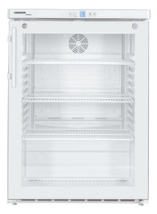 Изображение на продукта, Перспектива: Специална форма, Хладилник за вграждане под плот с динамично охлаждане, Цвят на корпуса: бял, Цвят на вратата: бял