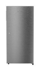 Product image, Perspective: straight closed, Single-door refrigerator 191 l in 3 star with VegFresh box, Casing colour: grey, Door colour: Silver Steel