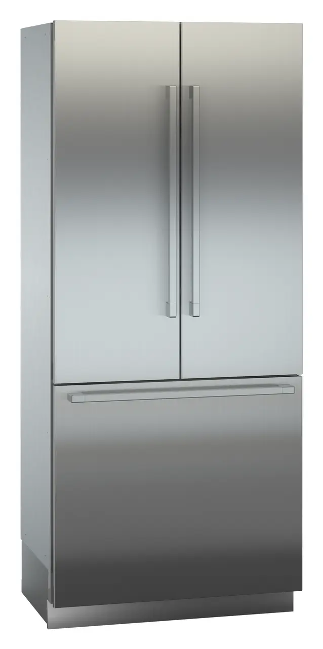 Product image, Perspective: oblique closed, Combined refrigerator-freezer with BioFresh and NoFrost for integrated use