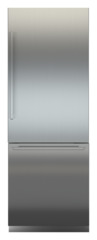 Product image, Perspective: straight closed, Combined refrigerator-freezer with BioFresh and NoFrost for integrated use