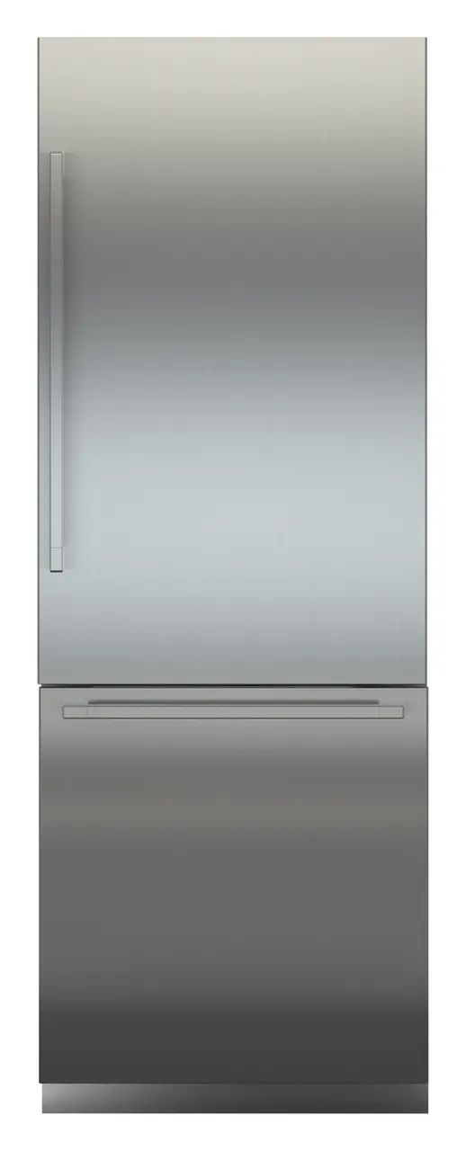Product image, Perspective: straight closed, Combined refrigerator-freezer with BioFresh and NoFrost for integrated use