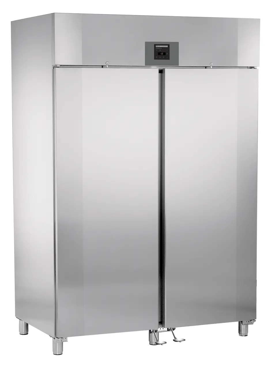 Product image, Perspective: oblique closed, Forced-air freezer GN 2/1, Casing colour: stainless steel