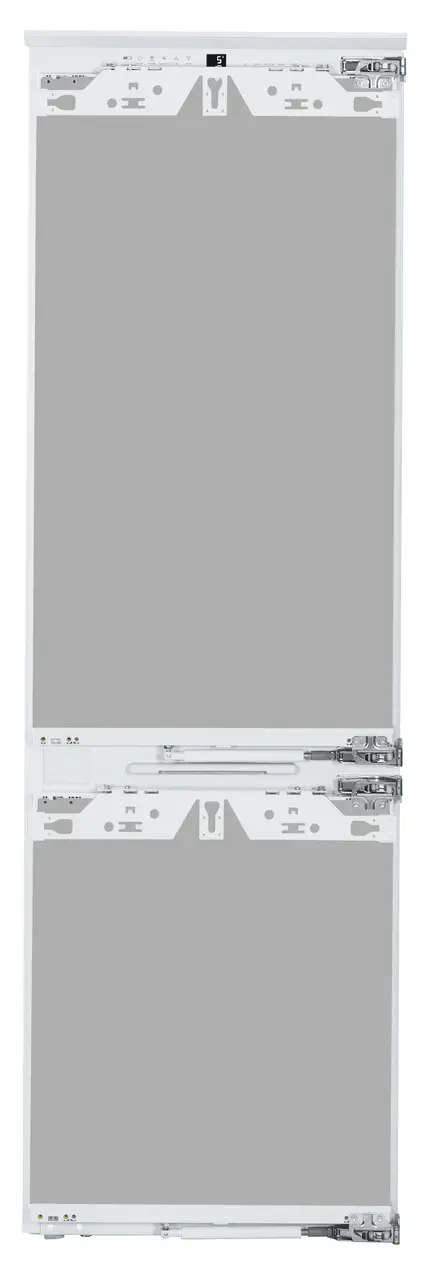 Product image, Perspective: straight closed, Combined refrigerator-freezer with BioFresh and NoFrost for integrated use