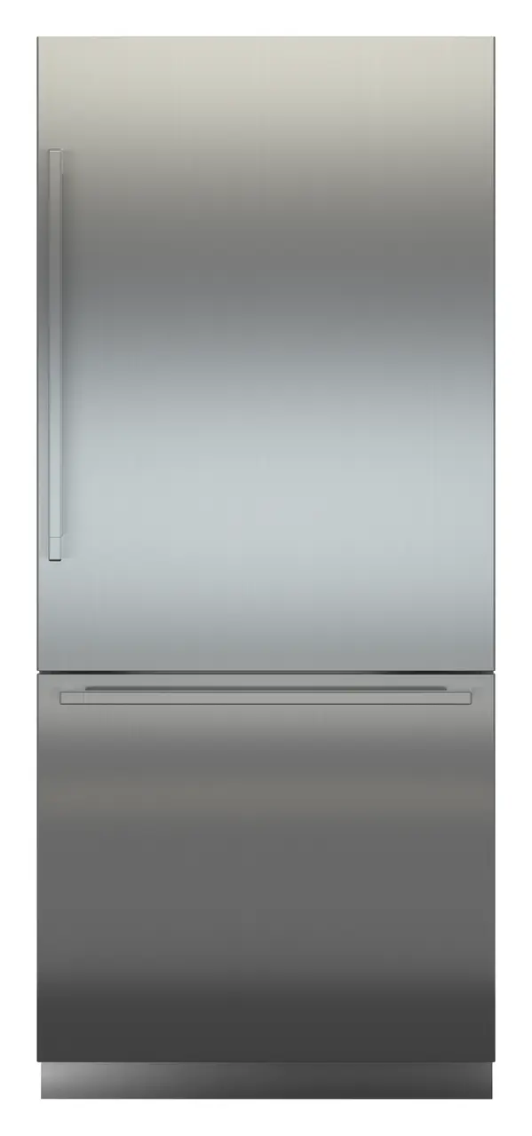 Product image, Perspective: straight closed, Combined refrigerator-freezer with BioFresh and NoFrost for integrated use
