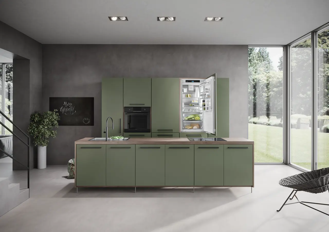 Produkt-Bild, Perspektive: Milieu, Integrierbarer Kühlschrank mit BioFresh