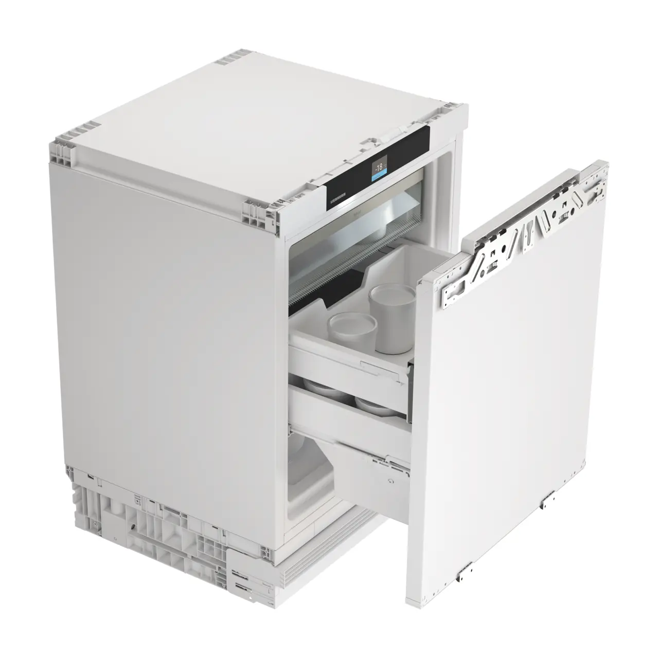 Obrázok produktu, Perspektíva: Špeciálna podoba, Mraznička vhodná na podpultovú inštaláciu s NoFrost