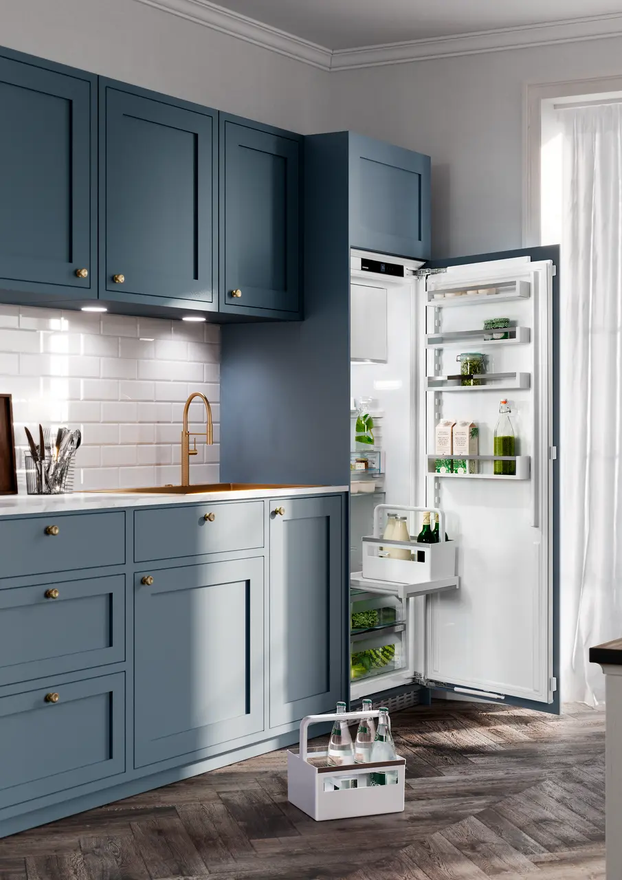 Produkt-Bild, Perspektive: Milieu, Integrierbarer Kühlschrank mit EasyFresh