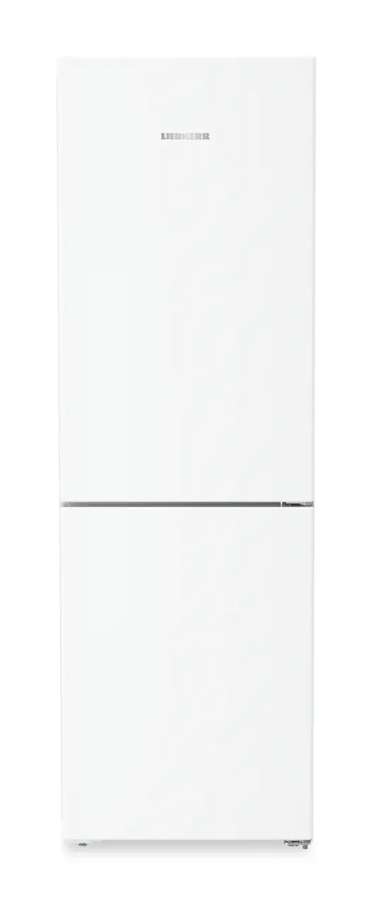 Изображение продукции, Перспектива: Прямо, с закрытой дверцей, Комбинированный холодильник-морозильник с EasyFresh и NoFrost, Цвет корпуса: белый, Цвет дверцы: белый