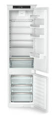Product image, Perspective: straight open empty, Integrable fridge-freezer with EasyFresh and NoFrost