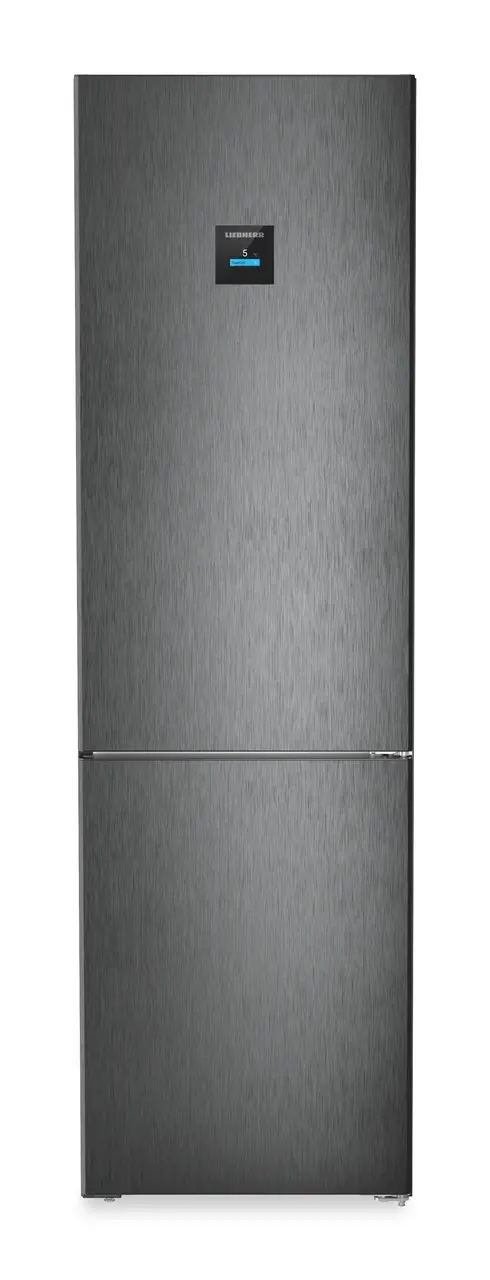 Product image, Perspective: straight closed, Fridge-freezer with BioFresh Professional and NoFrost, Casing colour: BlackSteel, Door colour: BlackSteel