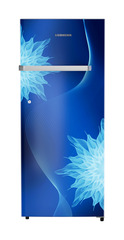 Product image, Perspective: straight closed, Single-door refrigerator 222 l in 3 star and horizontal handle, Casing colour: blue, Door colour: Blue Mystiq