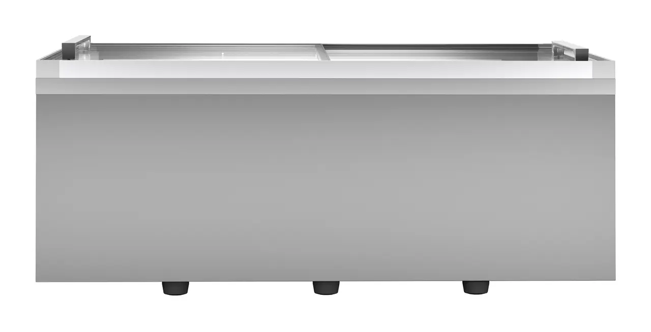 Image de produit, Perspective: Droit fermé vide, Réfrigérateur-coffre et congélateur-coffre de supermarché, Couleur de l’habillage: blanc