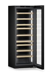 Obrázek výrobku, Perspektiva: Zešikma otevřený prázdný, Temperovaná chladnicka na víno