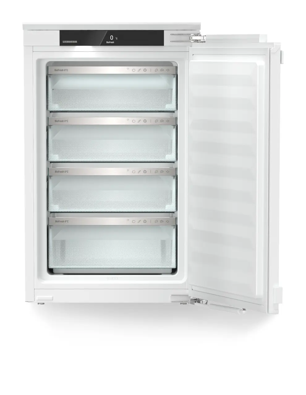 Product image, Perspective: straight open empty, Full-space BioFresh refrigerator for integrated use