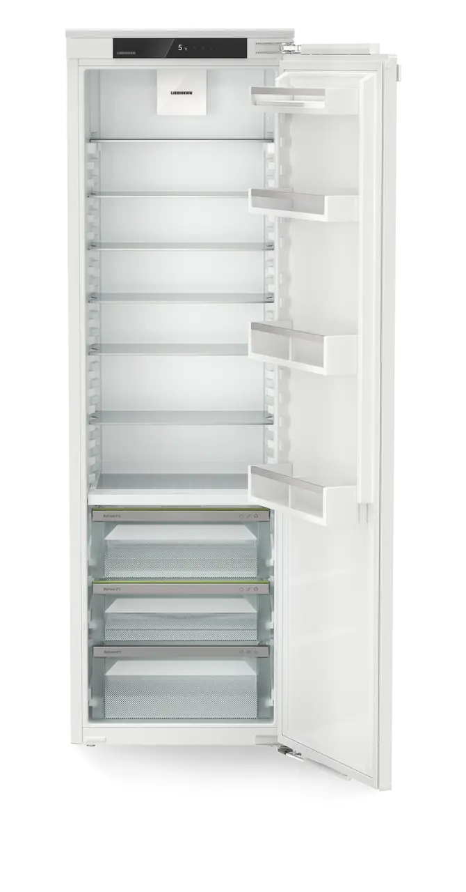 Product image, Perspective: straight open empty, Refrigerator with BioFresh for integrated use