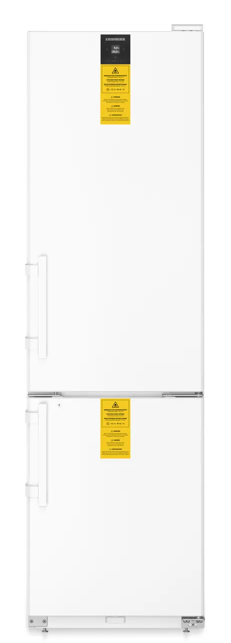 Produkt-Bild, Perspektive: gerade geschlossen leer, Labor-Kühl-Gefrierkombination mit SmartFrost, Gehäusefarbe: Weiß, Türfarbe: Weiß