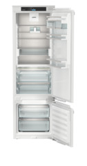 Product image, Perspective: straight open empty, Combined refrigerator-freezer with BioFresh and SmartFrost for integrated use
