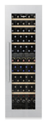 Product image, Perspective: special form, Built-in multi-temperature wine cabinet, Casing colour: silver, Door colour: -