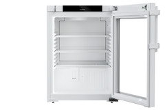 Immagine del prodotto, Prospettiva: Frontale aperto vuoto, Frigorifero per medicinali con raffreddamento a convezione, Colore della struttura: bianco, Colore della porta: bianco