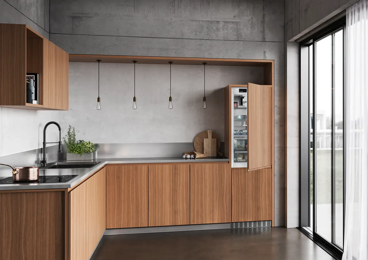 Product image, Perspective: milieu, Integratable fridge-freezer with BioFresh Professional and NoFrost