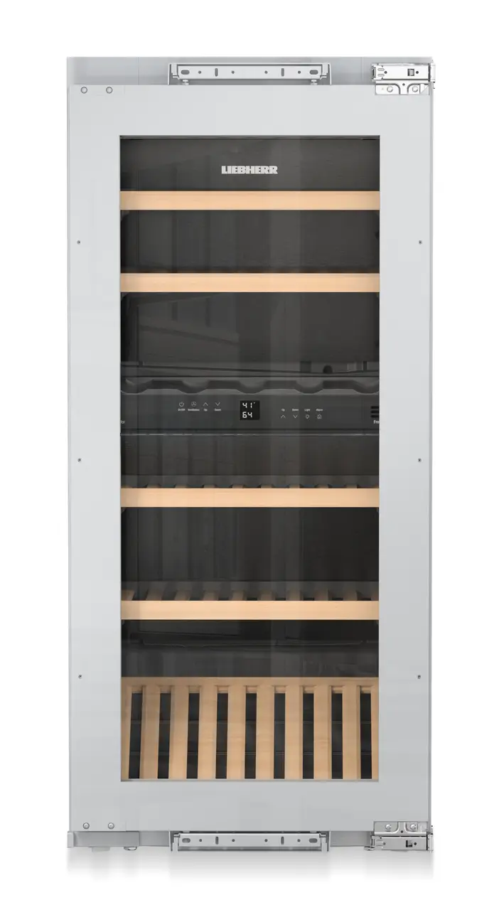 Product image, Perspective: straight closed empty, Built-in multi-temperature wine cabinet, Casing colour: silver