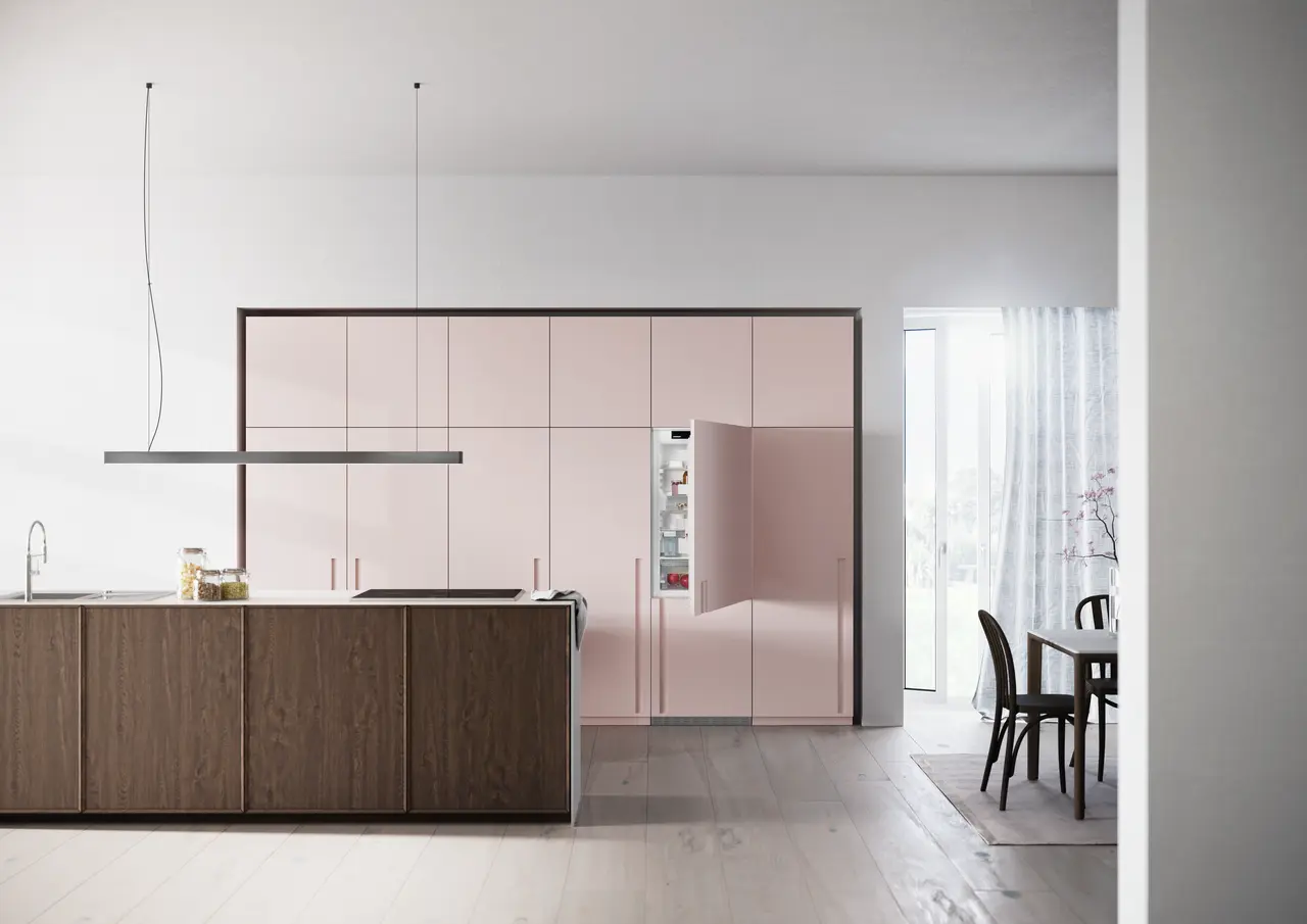 Produkt-Bild, Perspektive: Milieu, Integrierbare Kühl-Gefrierkombination mit EasyFresh und NoFrost