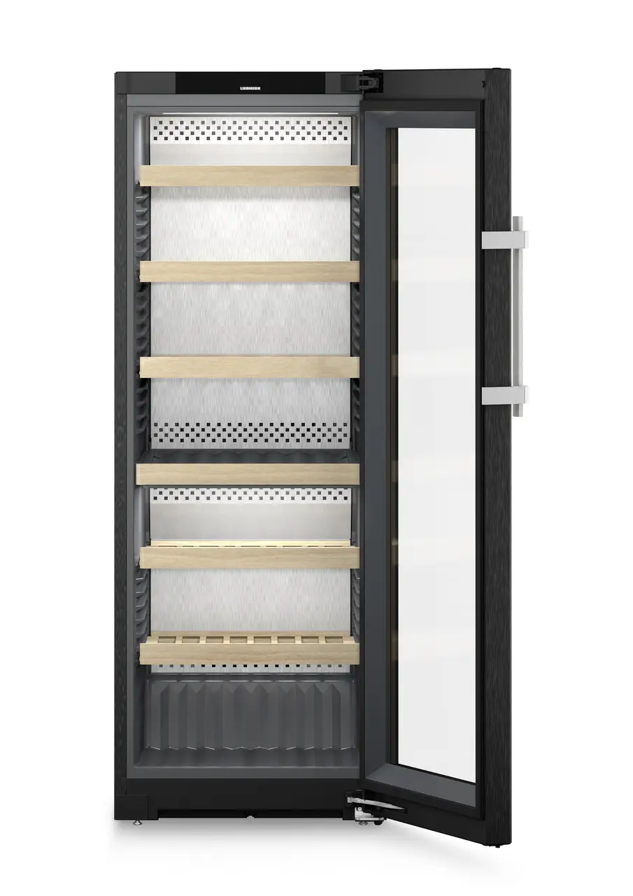 Изображение на продукта, Перспектива: Отпред, отворен, празен, Мултитемпературен охладител за вино