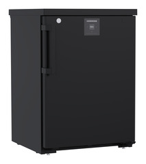 Slika proizvoda, Perspektiva: Pod kutom zatvoreno, Zamrzivač s mogućnošću potpultne ugradnje sa statičkim hlađenjem, Boja kućišta: crna, Boja vrata: crna