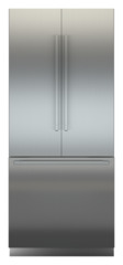 Product image, Perspective: straight closed, Combined refrigerator-freezer with BioFresh and NoFrost for integrated use