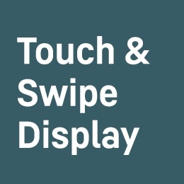 Displej Touch & Swipe