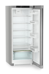 Изображение на продукта, Перспектива: Странично, отворен, празен, Свободно стоящ хладилник с EasyFresh, Цвят на корпуса: фино сребро