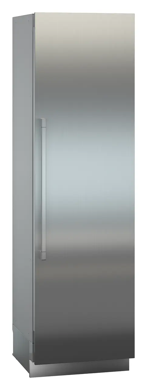 Produkt-Bild, Perspektive: schräg geschlossen, Integrierbarer Gefrierschrank mit NoFrost, Gehäusefarbe: Grau