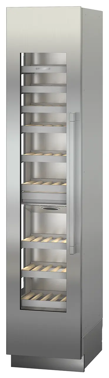 Product image, Perspective: oblique closed, Built-in multi-temperature wine cabinet, Casing colour: grey