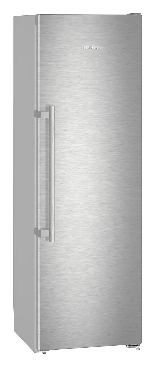 Product image, Perspective: oblique closed, Refrigerator, Casing colour: silver, Door colour: stainless steel