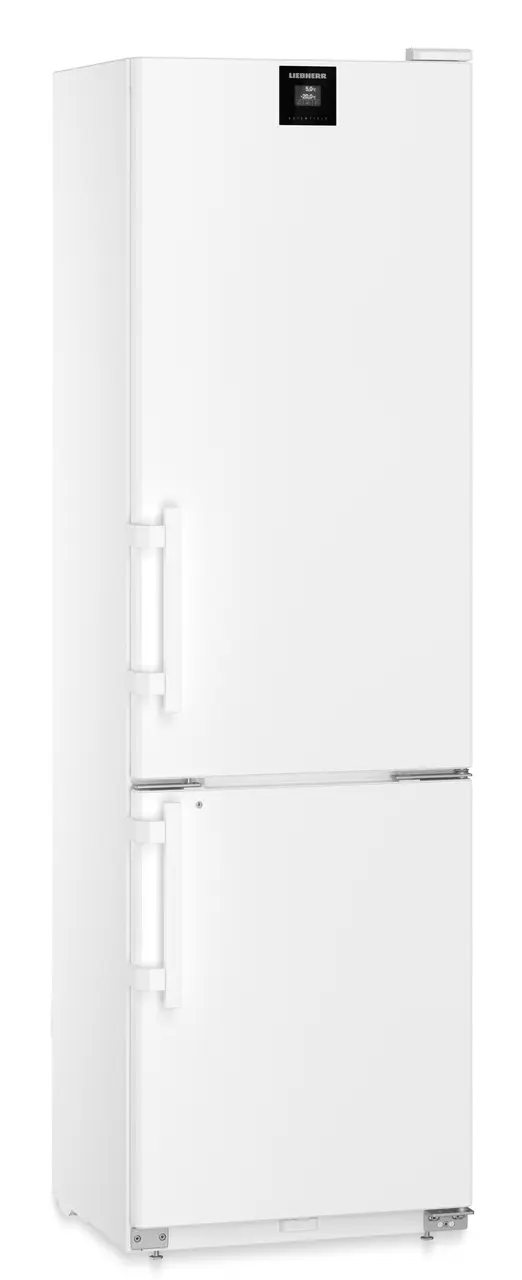 Produkt-Bild, Perspektive: schräg geschlossen leer, Labor-Kühl-Gefrierkombination mit NoFrost, Gehäusefarbe: Weiß, Türfarbe: Weiß