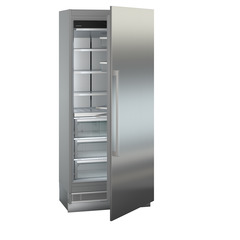 Product image, Perspective: oblique half-open empty, Refrigerator with BioFresh for integrated use, Casing colour: grey