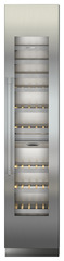 Product image, Perspective: straight closed, Built-in multi-temperature wine cabinet, Casing colour: grey