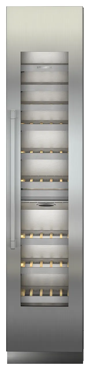 Product image, Perspective: straight closed, Built-in multi-temperature wine cabinet, Casing colour: grey