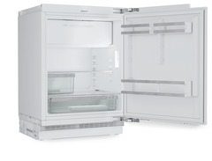 Product image, Perspective: oblique open empty, Refrigerator suitable for undercounter installation