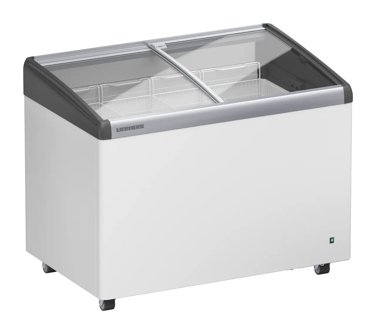 Изображение продукции, Перспектива: Под углом, с закрытой дверцей, без продуктов, Морозильный ларь для мороженого, Цвет корпуса: белый